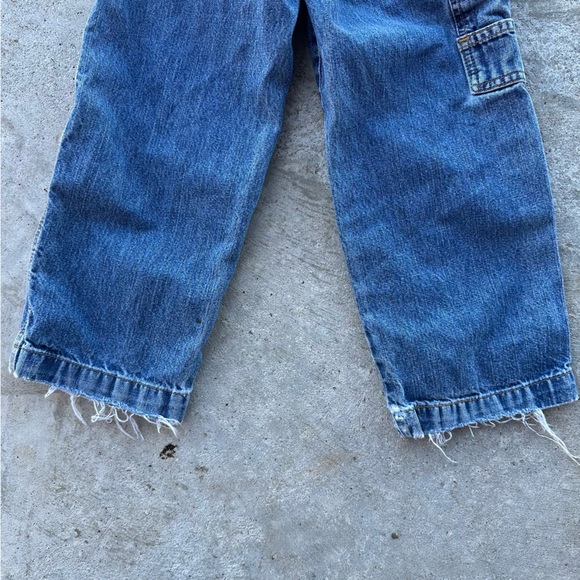 RARE Vintage Kids Signature by Levi Strauss Y2K Denim Distressed Jeans 6Regular - Picture 3 of 8